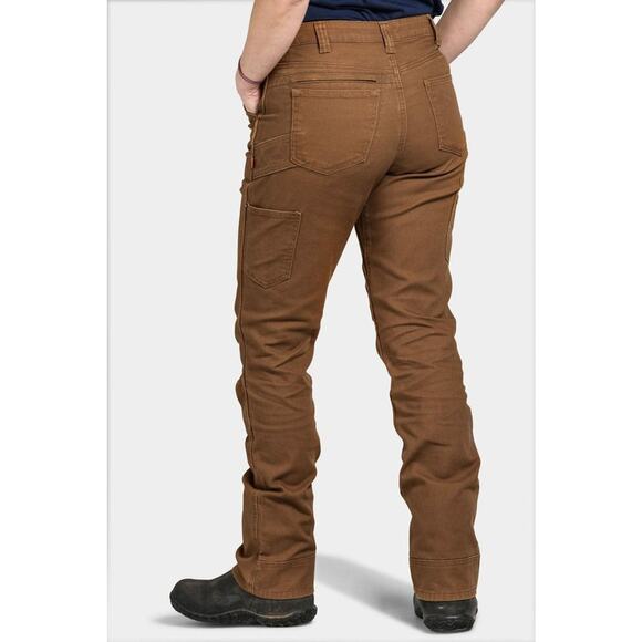 Dovetail Britt Utility Pants, Saddle Brown Canvas, Size 8 X 30 - Picture 2 of 4